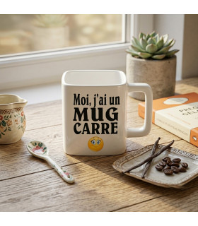 mug carré personnalisé avec photo