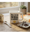 Mug Carré Personnalisé Photo et Texte – Design Original en Céramique
