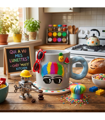 mug design rainbow personnalisable
