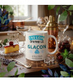 Mug Humoristique "Le Cocktail, avec ou sans glaçons"