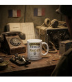 Mug Personnalisé Humour WW2 "Radio la Plus Claire" - Photo Unité