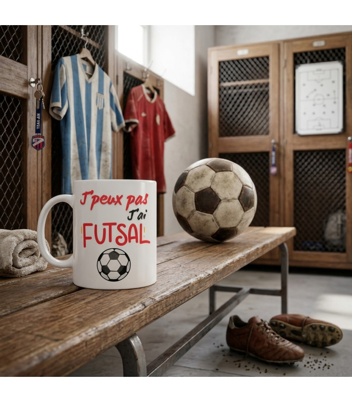 Mug personnalisé "Futsal" – L'allié indispensable des passionnés du ballon rond