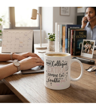 mug personnalisé collegue extra