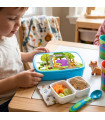 Boîte goûter personnalisée "Thème Zoo" – Le compagnon idéal pour l'école et le pique-nique