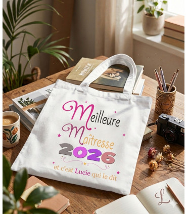 sac fin d'année scolaire maitresse