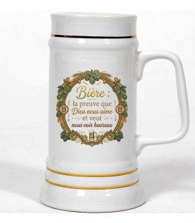 chope à bière citation