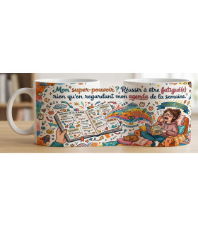 mug humour super pouvoir