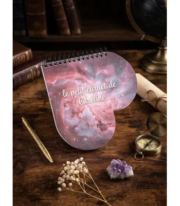 carnet en spirale personnalisé