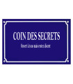 Plaque de Porte Personnalisée en Aluminium - Design Chic et Humoristique