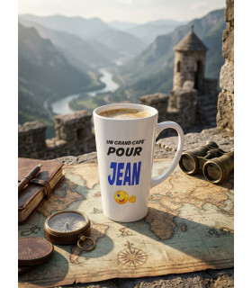 tasse conique xl personnalisée