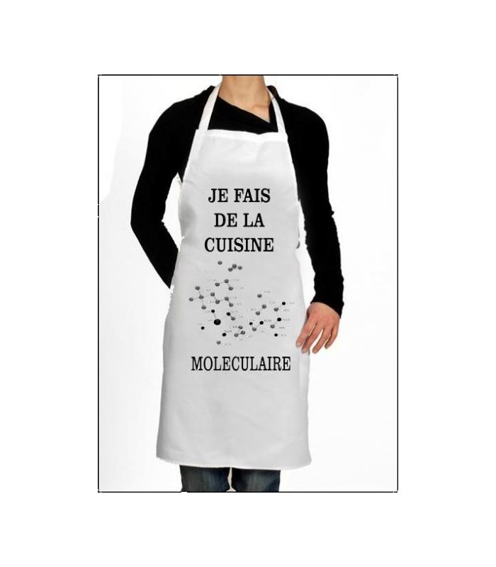 Le tablier de cuisine moleculaire