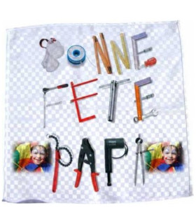 serviette avec photo