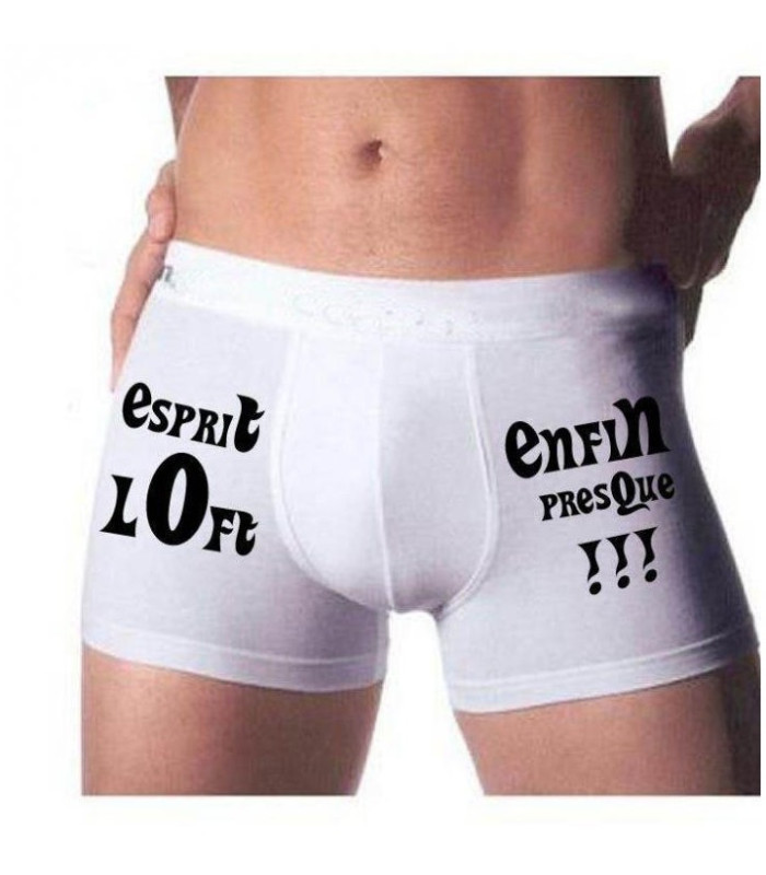 Boxer Homme Rigolo "Esprit Loft" – Sous-Vêtement Différent