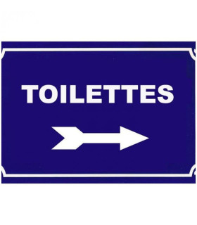 plaque originale personnalisée pour toilettes