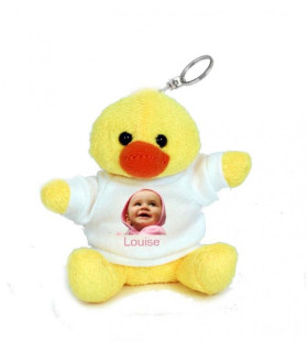 porte clé peluche poussin