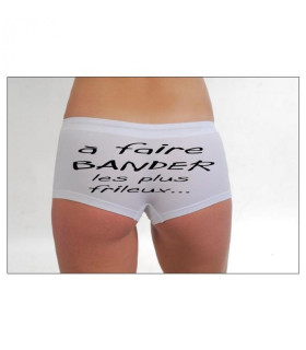 boxer femme personnalise avec photo, cadeau femme boxer