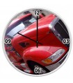 Horloge photo   truck rouge