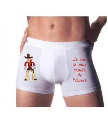 Boxer pour homme personnalisé rigolo et amusant