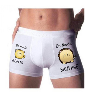 Boxer pour homme personnalisé rigolo et amusant