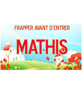 plaque décoration personnalisée