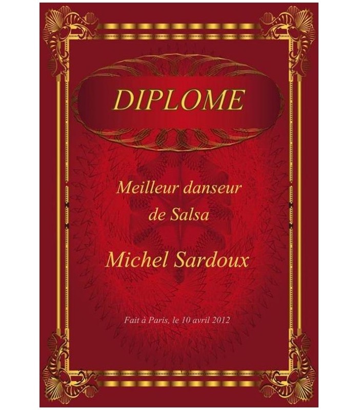 diplome personnalise moins cher
