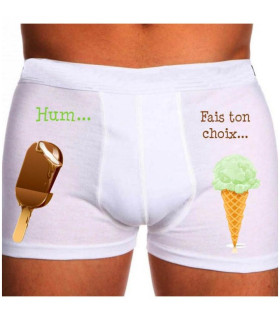 Boxer glace homme