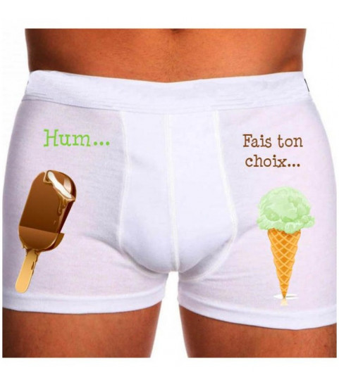 Boxer glace homme