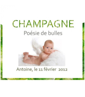 Etiquette champagne moins cher