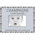 Etiquette personnalisée pour bouteille de vin ou de champagne