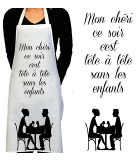 Réalisation d'un tablier de cuisine amusant