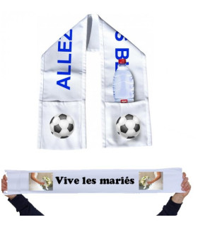 Photo sur écharpe personnalisée