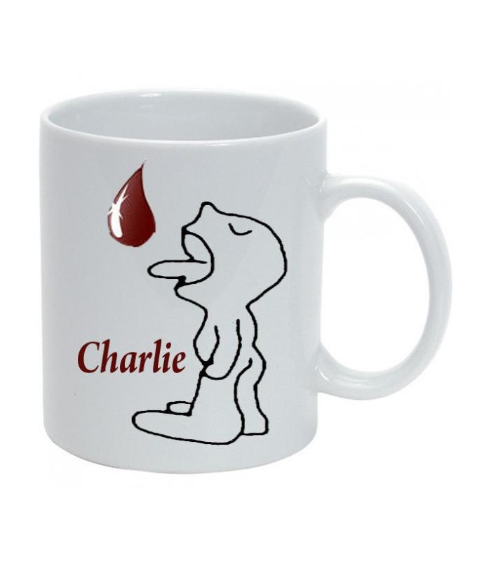 Mug Amusant "La Goutte" Personnalisé avec Prénom - Humour