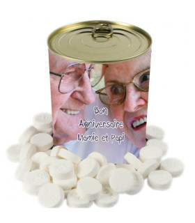 Boite à bonbons personnalisée avec photo