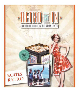 Boite retro  personnalisée