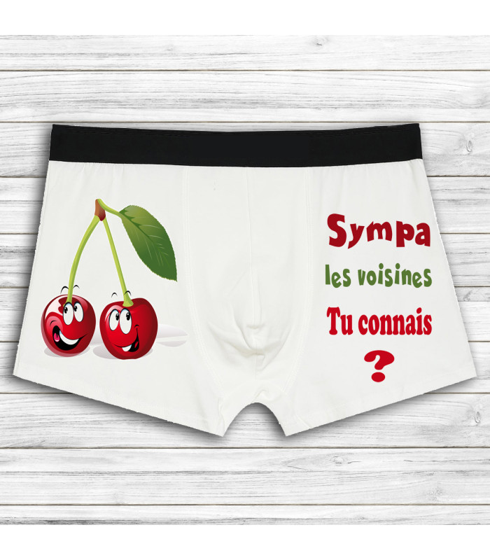 Boxer pour homme rigolo les copines