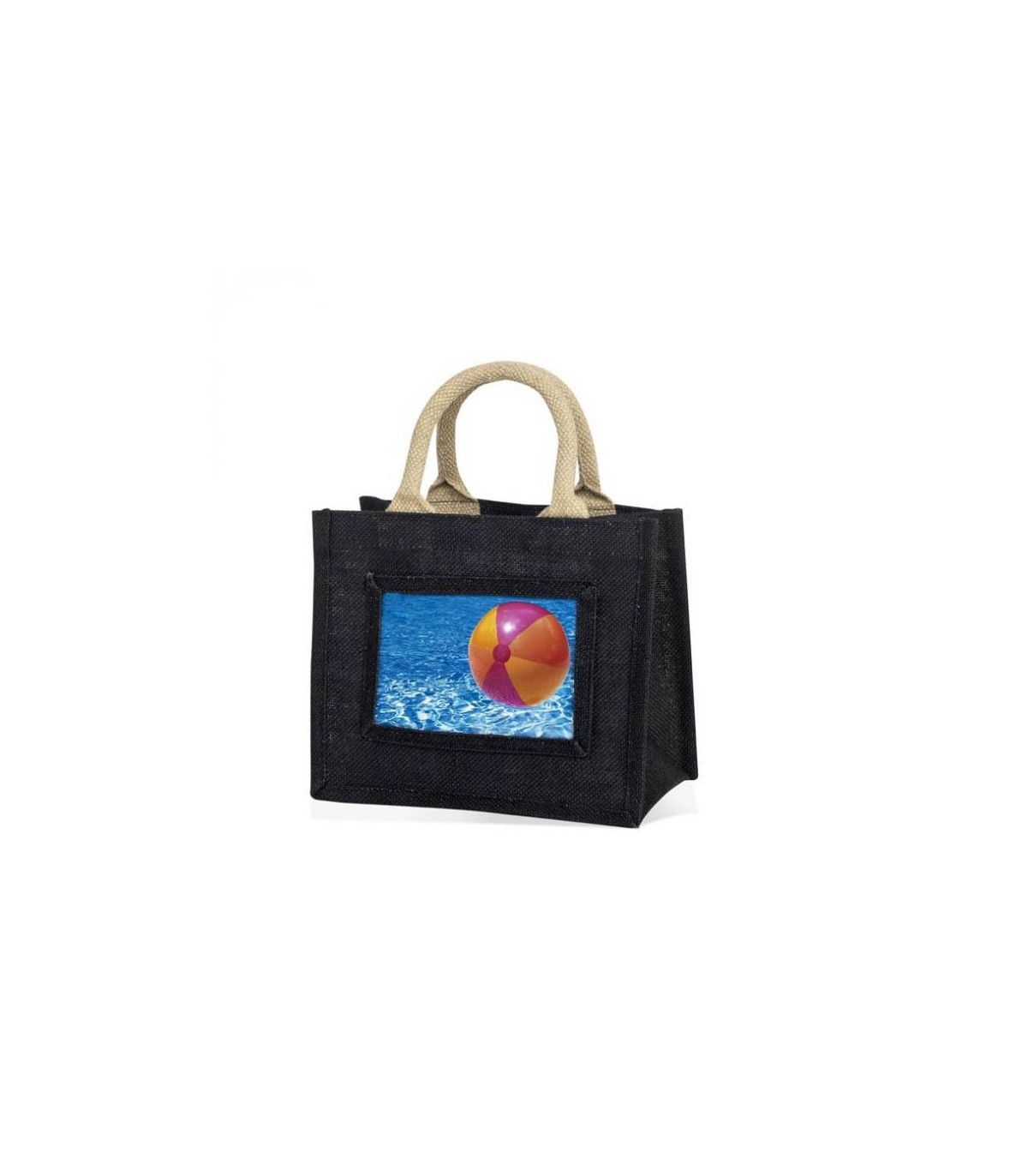 Sac à Dos Toile & Jute 'J'peux Pas Chorale' – Fermeture Par Cordelettes – Style Décontracté – Fabriqué En France