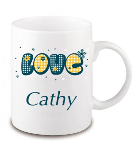 cadeau saint valentin, mug love et amour