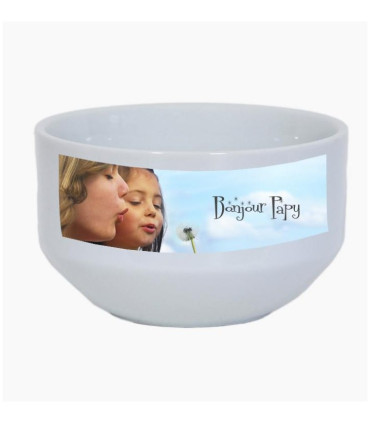 Bol petit déjeuner avec photo