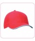 Casquette brodee couleur rouge