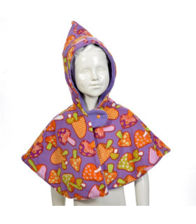 Poncho petits champignons