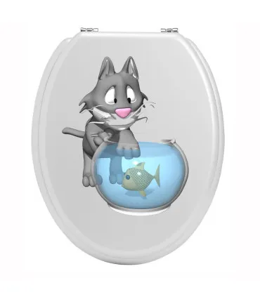 Sticker toilettes chat