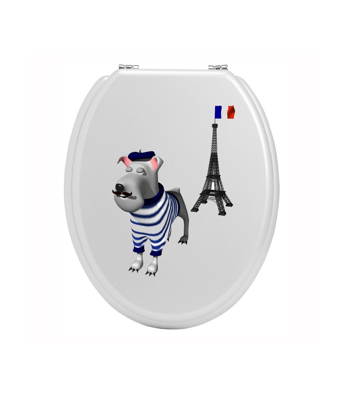 Sticker Autocollant Abattant WC Tour Eiffel 35x42cm r/éf 075