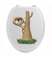 Stickers toilettes animal et arbre