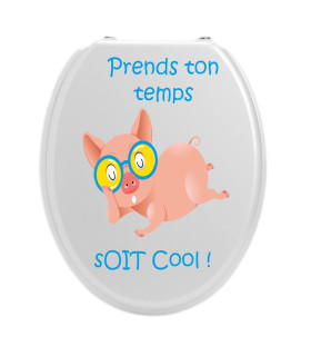 Sticker pour wc  soit cool