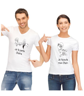Tee shirt duo rigolo