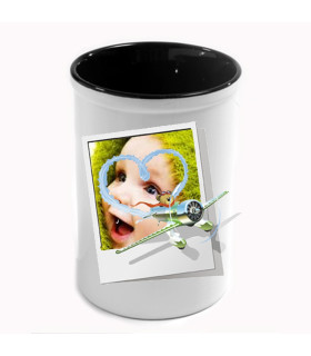 Pot à crayons personnalisé avion