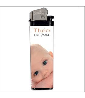 Briquet naissance personnalisé