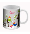 Mug décor de noel personnalisé