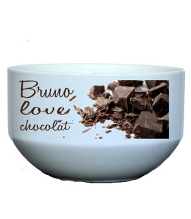 Bol amoureux du chocolat