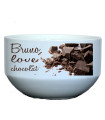 Bol amoureux du chocolat